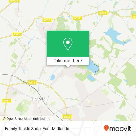 Family Tackle Shop map