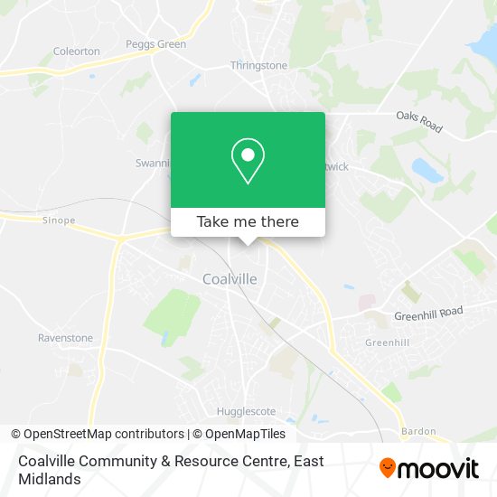 Coalville Community & Resource Centre map