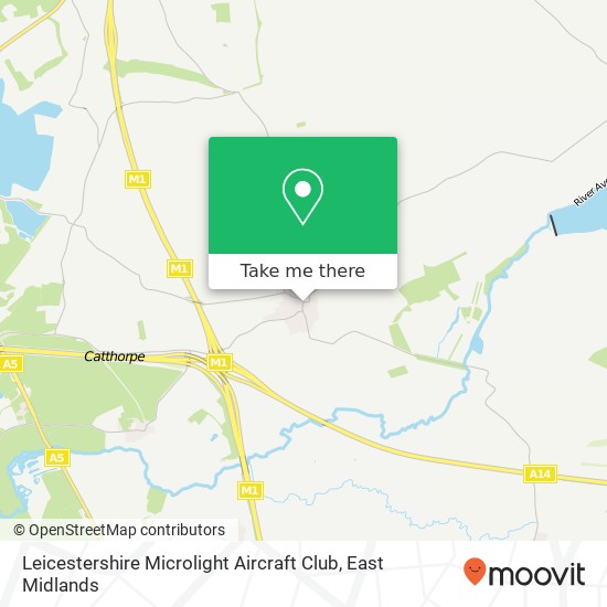 Leicestershire Microlight Aircraft Club map