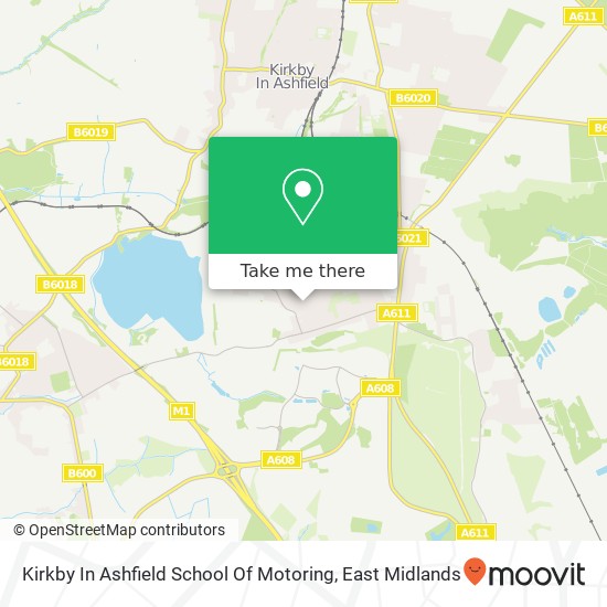 Kirkby In Ashfield School Of Motoring map
