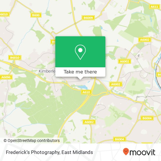 Frederick's Photography map