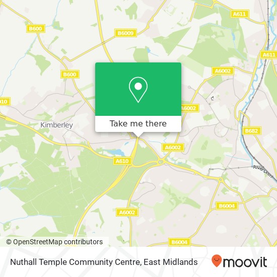 Nuthall Temple Community Centre map