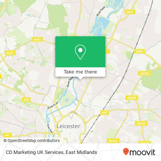 CD Marketing UK Services map