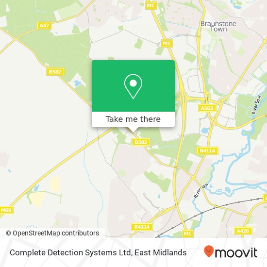 Complete Detection Systems Ltd map