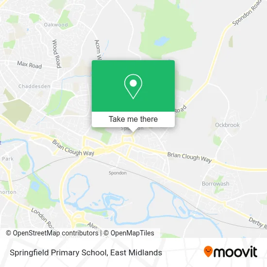 Springfield Primary School map
