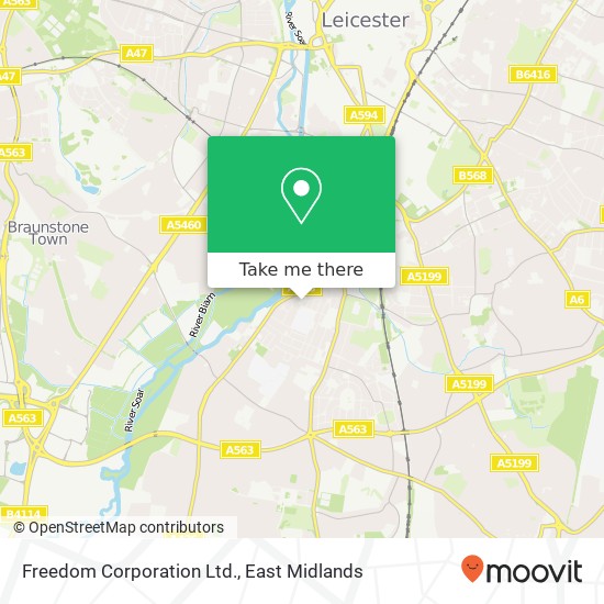 Freedom Corporation Ltd. map