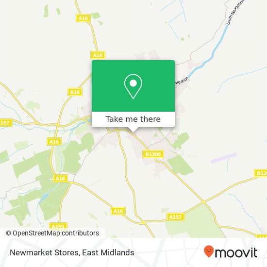 Newmarket Stores map