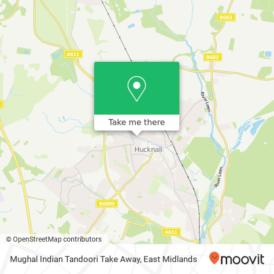 Mughal Indian Tandoori Take Away map