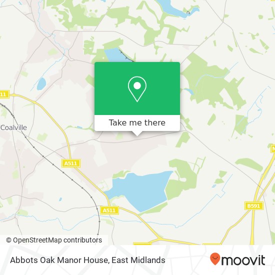 Abbots Oak Manor House map