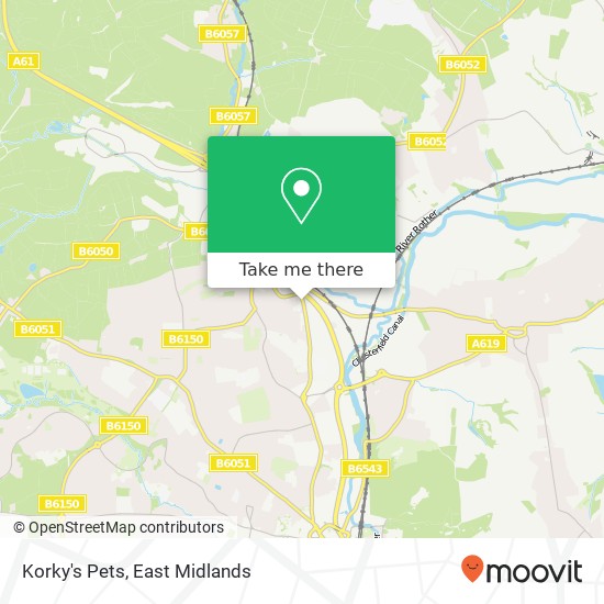 Korky's Pets map