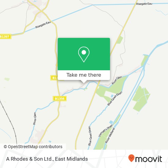 A Rhodes & Son Ltd. map