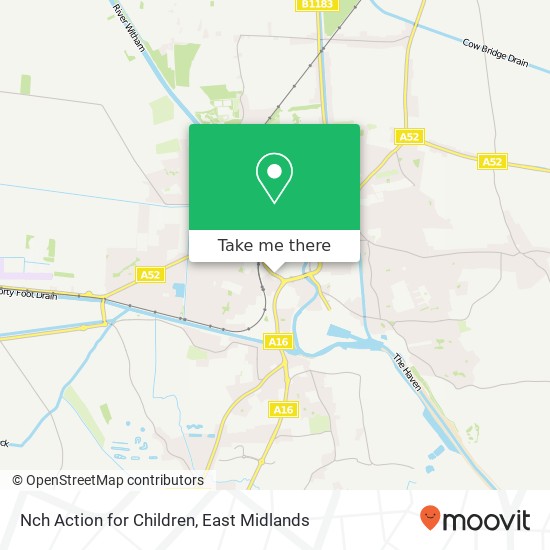 Nch Action for Children map