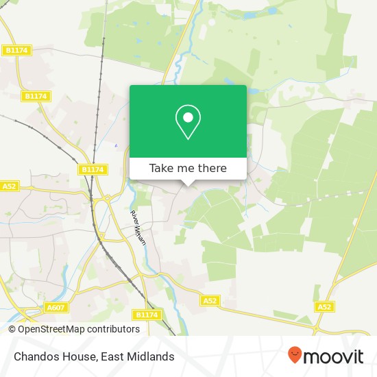 Chandos House map