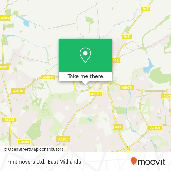 Printmovers Ltd. map