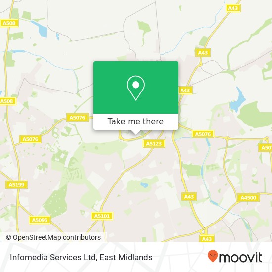 Infomedia Services Ltd map