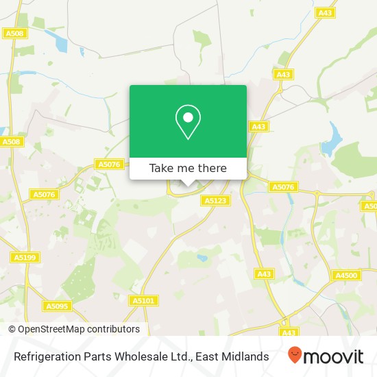 Refrigeration Parts Wholesale Ltd. map