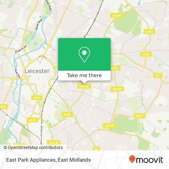 East Park Appliances map