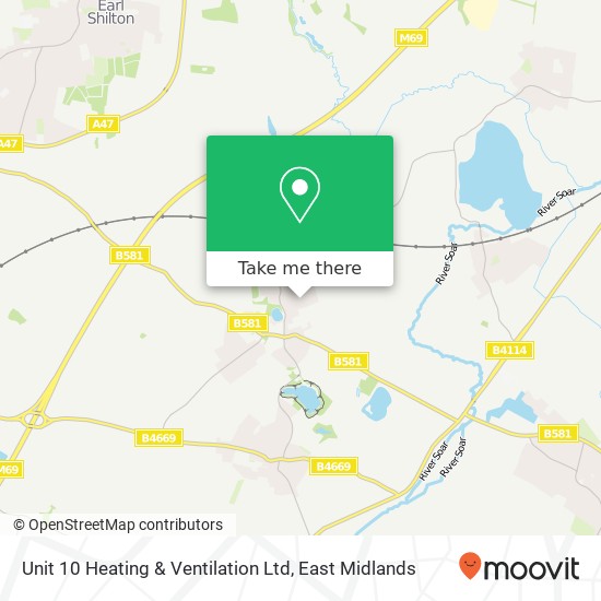 Unit 10 Heating & Ventilation Ltd map