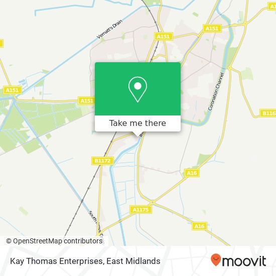 Kay Thomas Enterprises map
