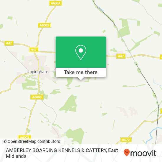 AMBERLEY BOARDING KENNELS & CATTERY map