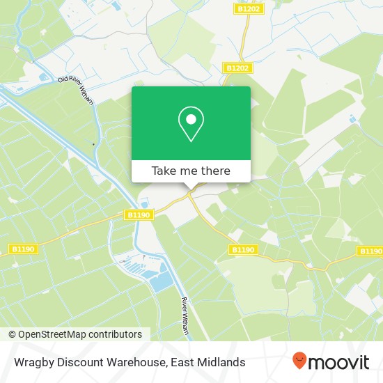 Wragby Discount Warehouse map