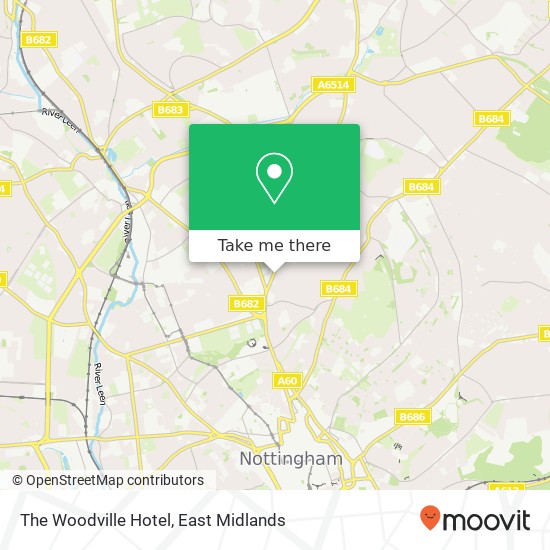 The Woodville Hotel map
