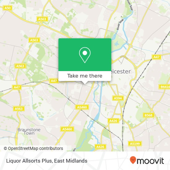 Liquor Allsorts Plus map