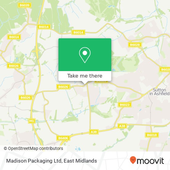 Madison Packaging Ltd map