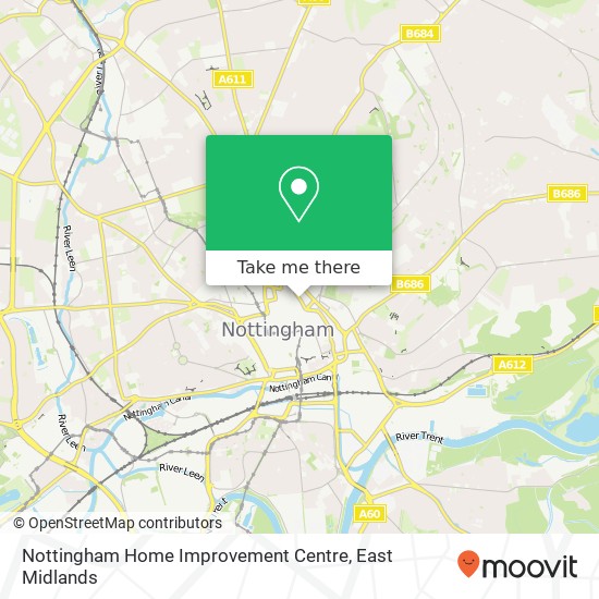 Nottingham Home Improvement Centre map