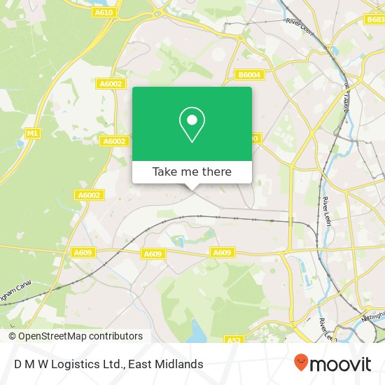 D M W Logistics Ltd. map