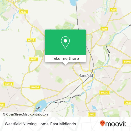 Westfield Nursing Home map