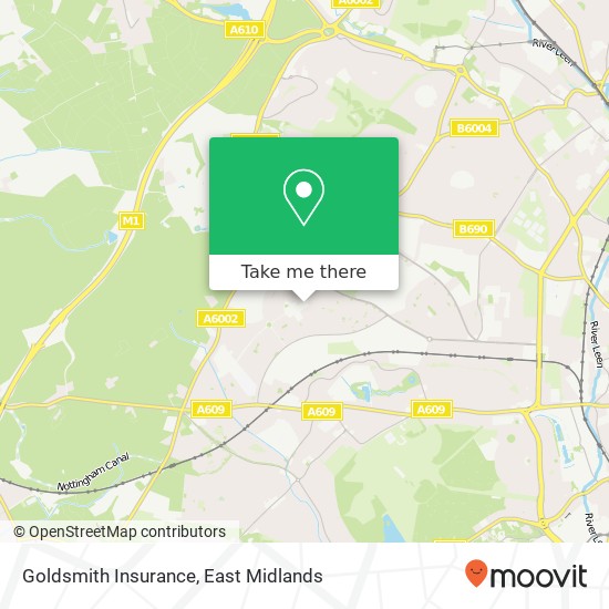 Goldsmith Insurance map