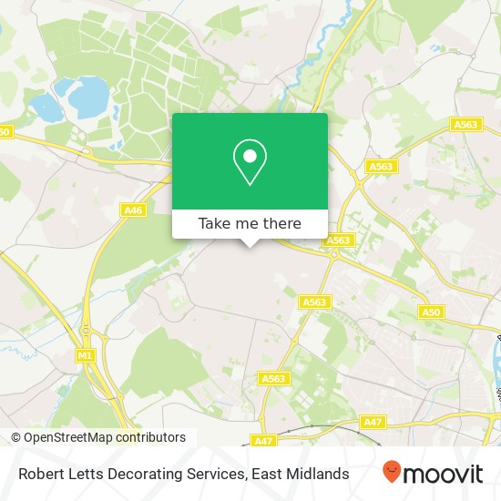 Robert Letts Decorating Services map