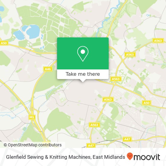 Glenfield Sewing & Knitting Machines map