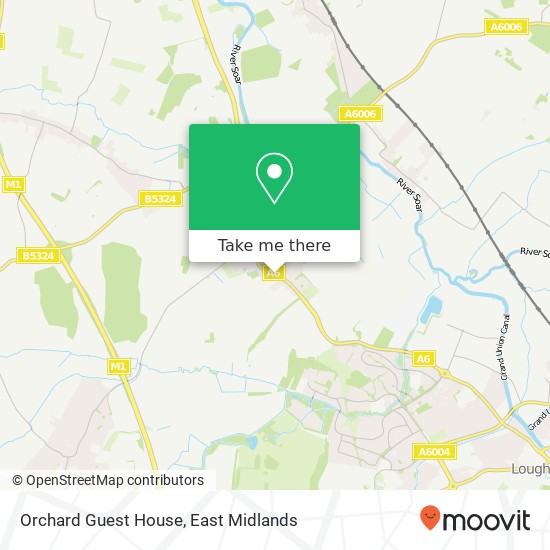Orchard Guest House map