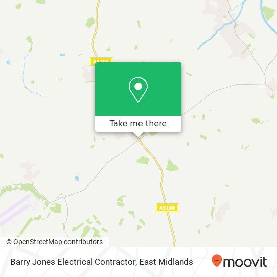 Barry Jones Electrical Contractor map