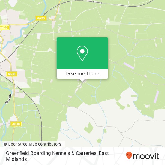 Greenfield Boarding Kennels & Catteries map