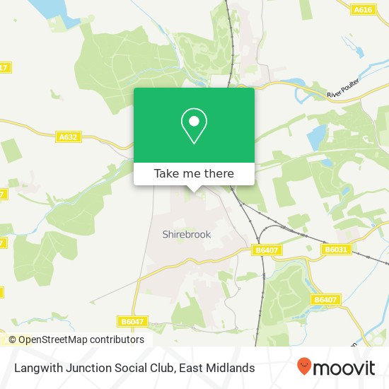 Langwith Junction Social Club map