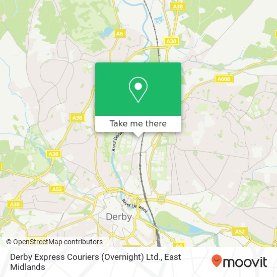 Derby Express Couriers (Overnight) Ltd. map