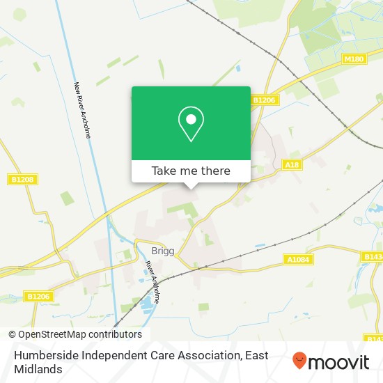 Humberside Independent Care Association map