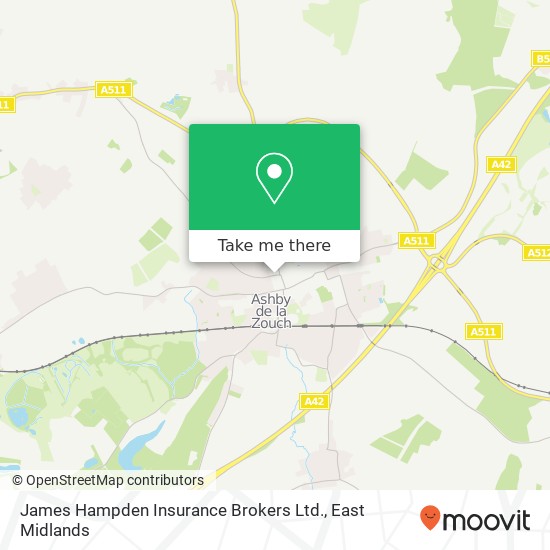 James Hampden Insurance Brokers Ltd. map