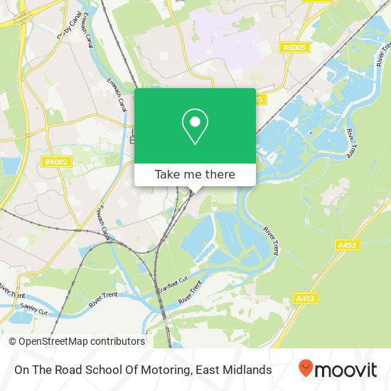 On The Road School Of Motoring map