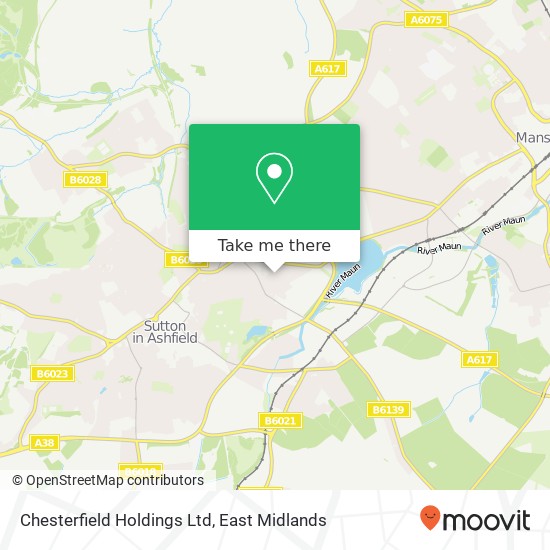 Chesterfield Holdings Ltd map