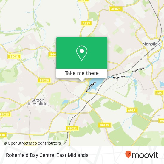 Rokerfield Day Centre map