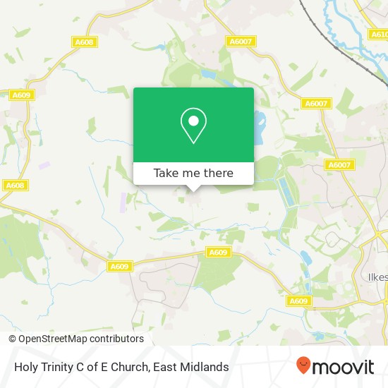 Holy Trinity C of E Church map