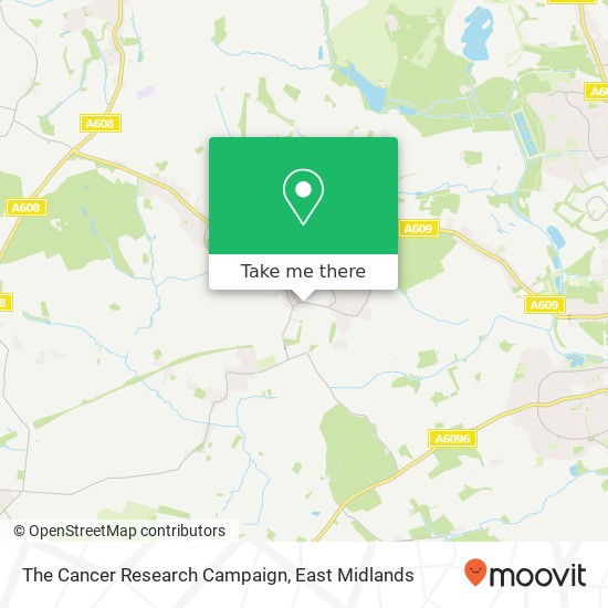 The Cancer Research Campaign map