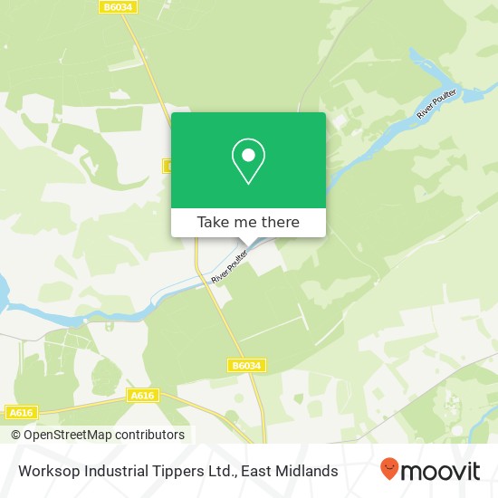 Worksop Industrial Tippers Ltd. map