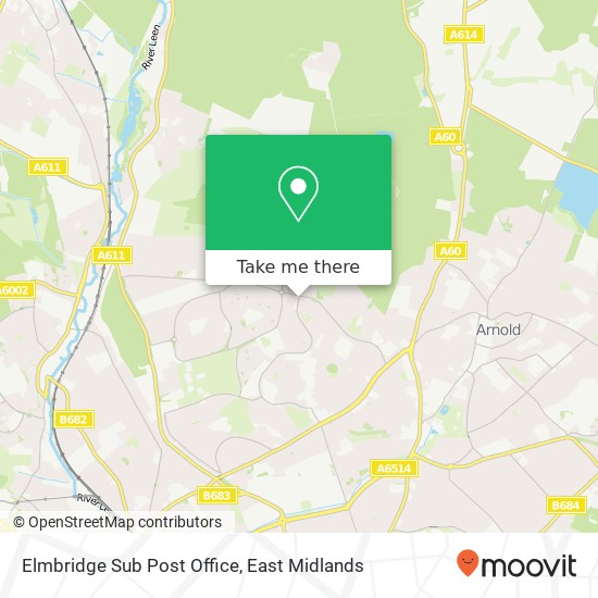Elmbridge Sub Post Office map