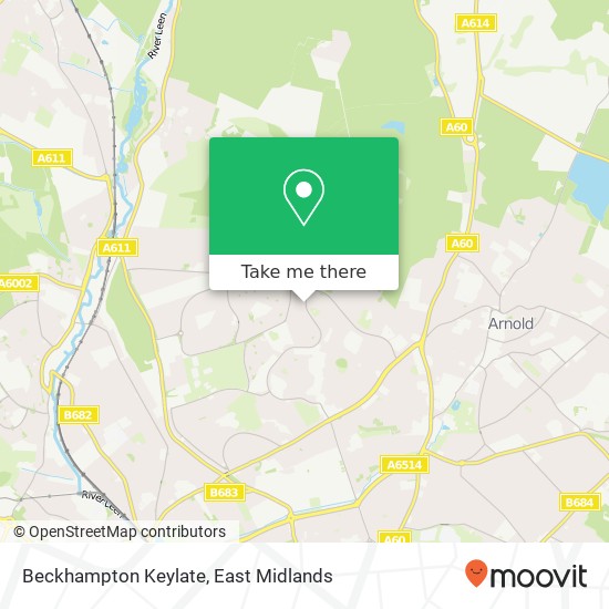 Beckhampton Keylate map