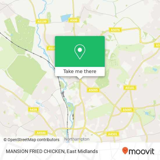 MANSION FRIED CHICKEN map